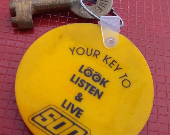 SOO LINE Brass Hollow Barrel Railroad Key & Key Ring ~ Free S/H #LU - Etsy