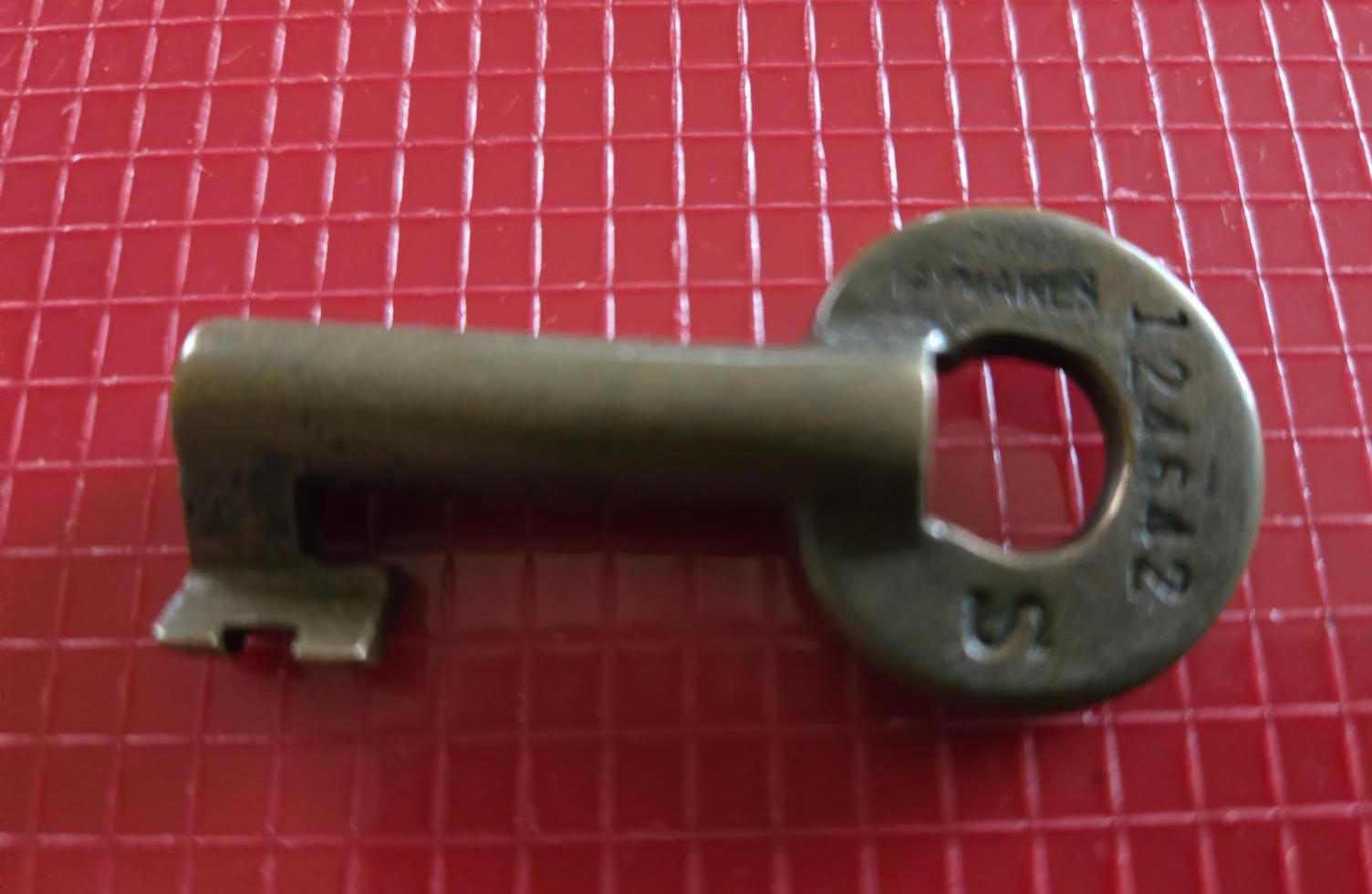 B&O RR CO Brass Hollow Barrel Railroad Key ~ Free S/H #RR1540 - Etsy