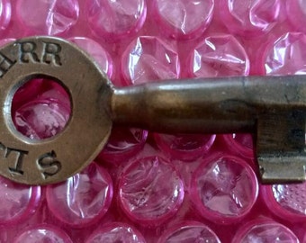 Rare SLA & TH RR Brass Hollow Barrel Railroad Key ~ Free S/H #S