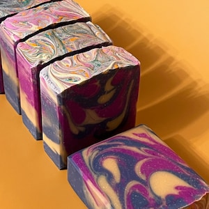 Patchouli &quot;Hippie&quot; Handmade Soap Bars, Vegan, Moisturizing, Cold Process Soap