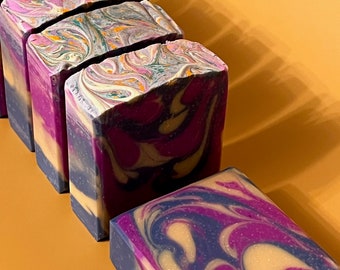 Patchouli "Hippie" Handmade Soap Bars, Vegan, Moisturizing, Cold Process Soap