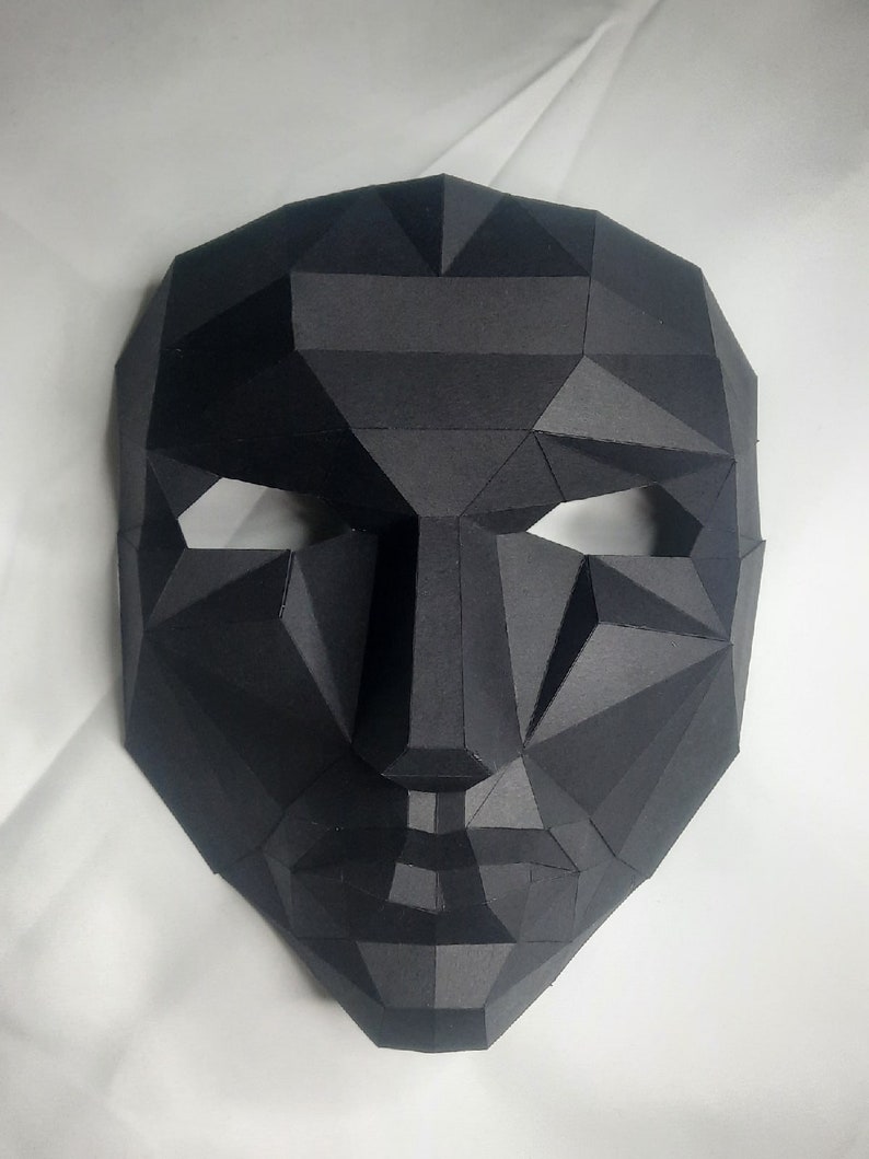 Squid Game Front Man Mask Papercraft 3D SVG DXF Pdf DIY Low - Etsy