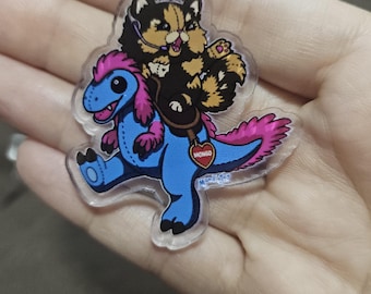DCC Singing and dancing Donut and  Mongo   Keychain!