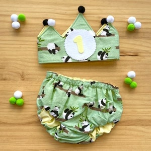 Crown and diaper cover set