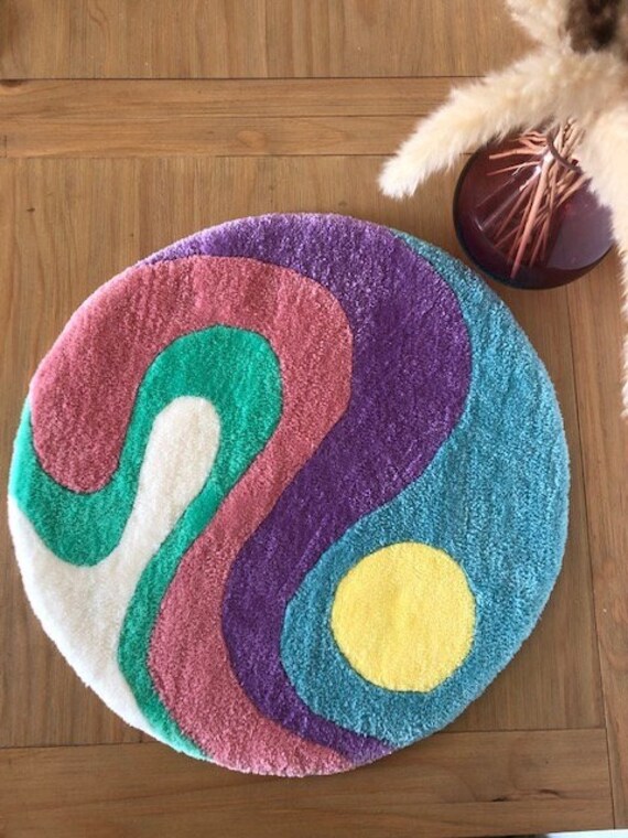 Tapis Seventies Pastel