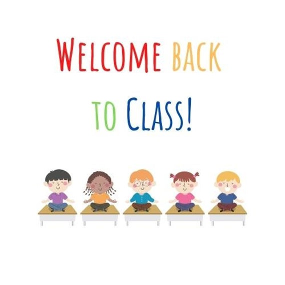 Welcome Back to Class SVG School PNG Digital Download - Etsy