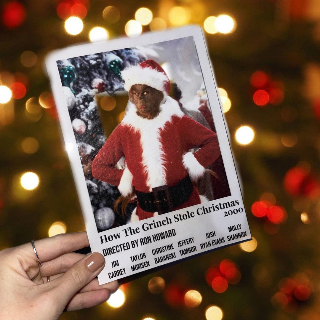 The Grinch Who Stole Christmas Inspired Mini Poster - Etsy