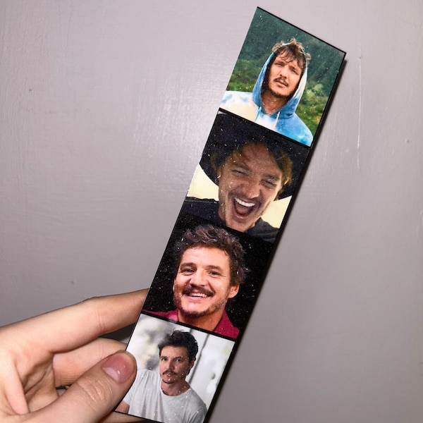 Polaroid style Pedro Pascal Solo Bookmark