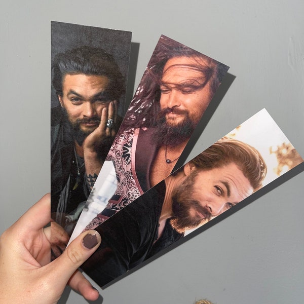 Jason Momoa Bookmark Trio