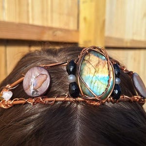 Custom Copper Crown – Deposit for Personalized Wire-Wrapped Tiara