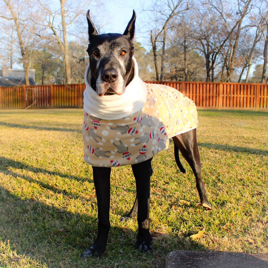 Great Dane Fleece Sweater Etsy