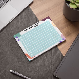 To Do List Note Pad | Post-it® Note Pads | Stylish Note Pad | Organization Note Pad | Checklist
