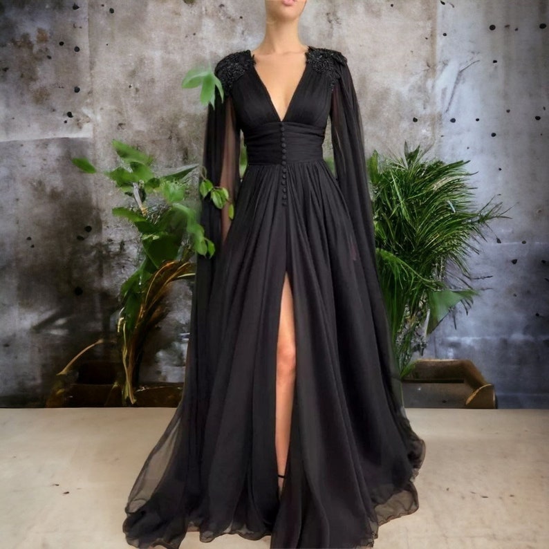 Black Wedding Guest Dresses