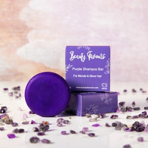 Purple Shampoo Bar for Blonde & Silver Hair | Cruelty Free | Vegan Friendly