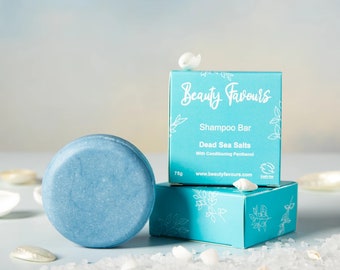 Schampotjocklek Veganvänlig Dödahavssalt med panthenol Cruelty-Free Tillverkad i Storbritannien