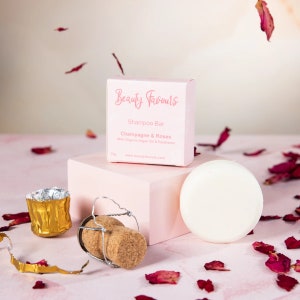 Shampoo Bar with Argan oil and panthenol| Cruelty Free | Vegan Friendly |Handmade | Luxury | Award winning | Champagne and Roses