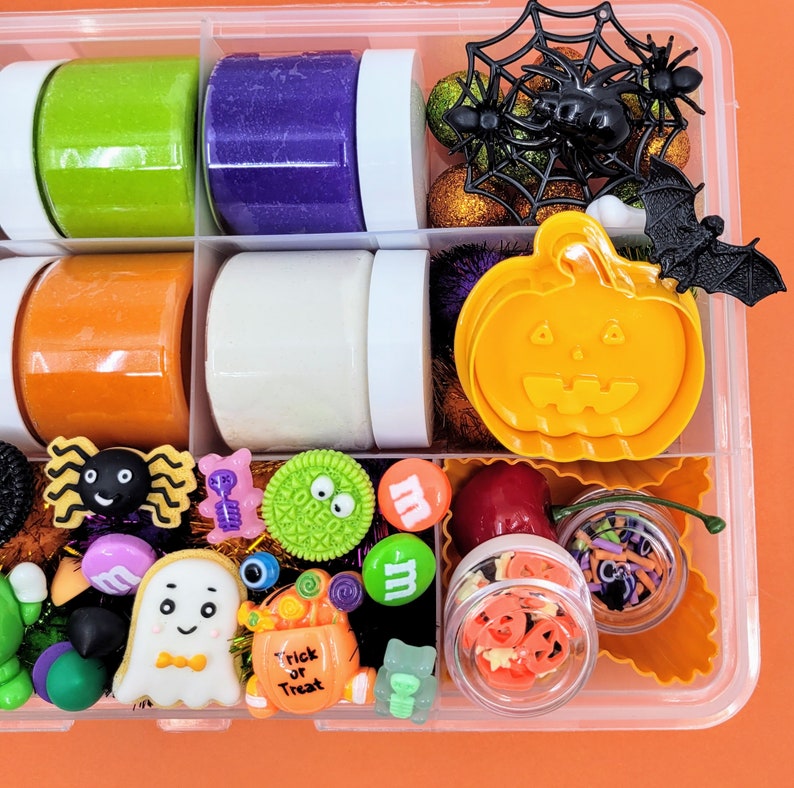 Ships Same Day, Halloween Baking Play Dough Kit, Playdoh, Sensory Kit