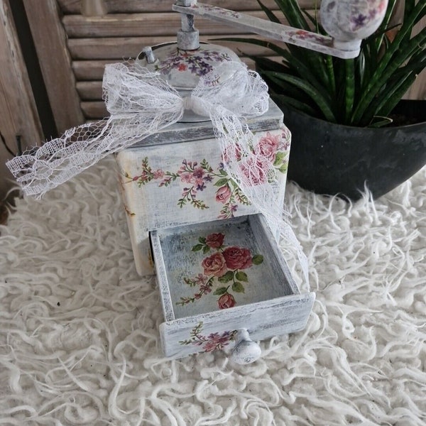 Kaffeemühle Vintage Dekoration Shabby Romantik