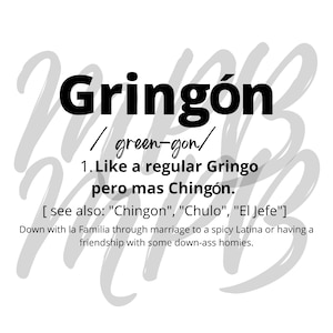 Gringon (in black and white)