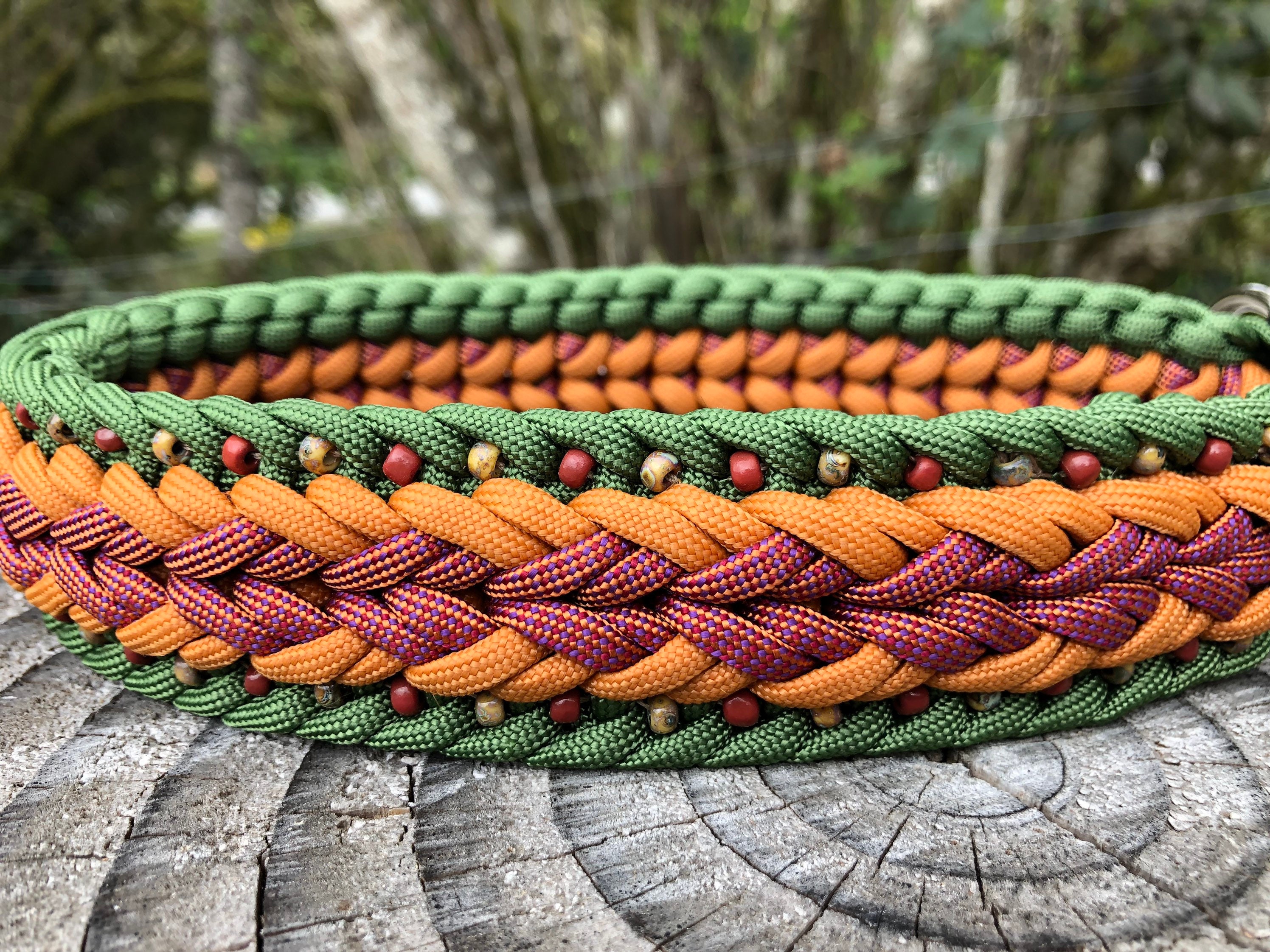 Beaded Western Dog Collar Beads and Arrows Etsy