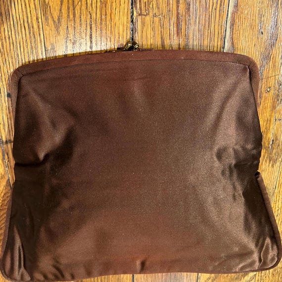 Sophisticated silk clutch purse