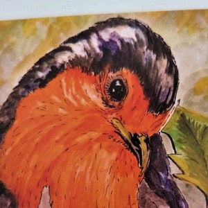 Ein wunderschönes Luxus Rotkehlchen Weihnachtskarten 10er Pack, Jahreszeitengrüße, Weihnachtskarten, Aquarell Drucke, spirituelle Weihnachtskarte,