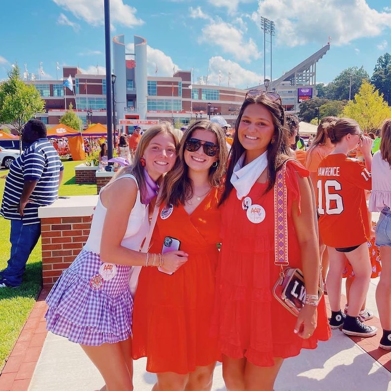 Clemson Gameday Buttons | Retro Tiger Pride Pins - Etsy