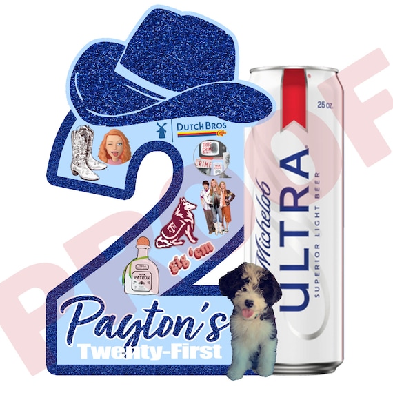 21st Birthday Sign (digital)