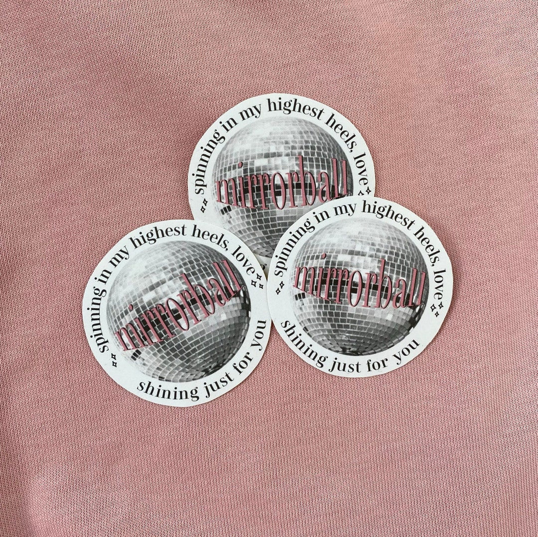 Taylor Swift Mirrorball Sticker Etsy