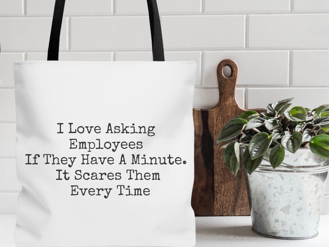 Funny HR Tote Bag, Employee Appreciation Gift, HR Boss or Manager Gift, Coworker Thank You Gift