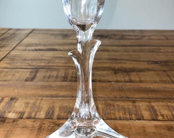 8 Inch Toscany Crystal Tulip Taper Candleholder