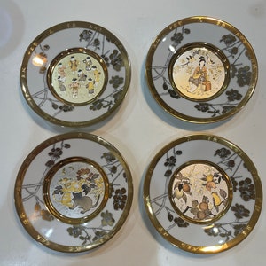 Youth Eternal Wishes Of Good Fortune 4 plates (see pictures).