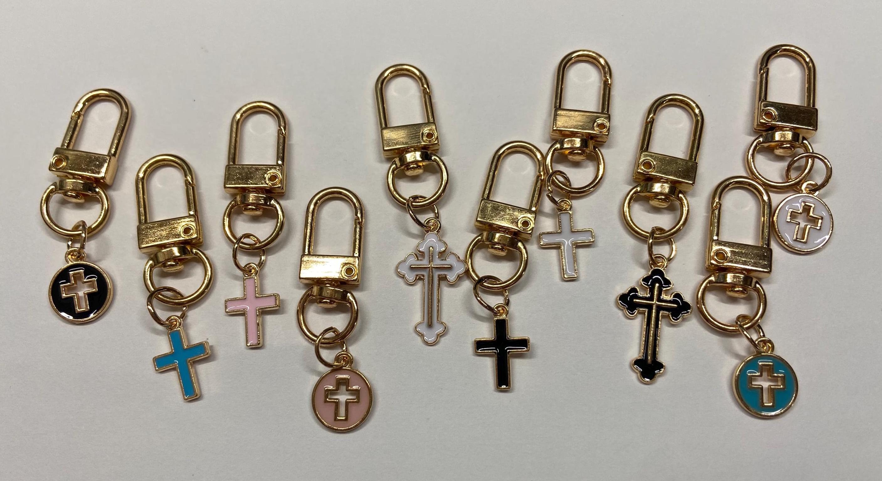 Cross Cash Binder/Purse Charms/ keychain/religious/Christian/Easter/Bible