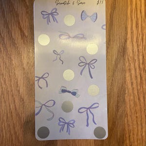 Bows Scratch Off - Spar-Challenge - Bargeldbudgetierung - Bargeldfüllung