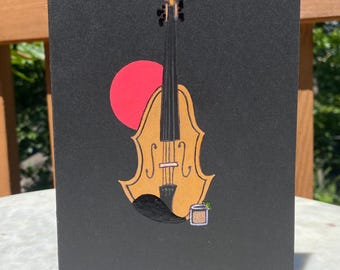 Venusian Viola - Greeting Card