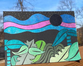 Brazilian Jungle Skies - Greeting Card