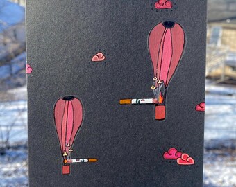 Can’t Be Tied Down - Greeting Card