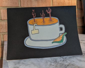 Oolong Tea Tree - Greeting Card