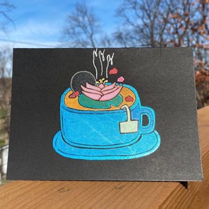 Lotus Moon Tea - Grußkarte