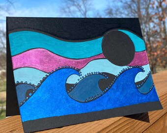Pulling the Tides - Greeting Card