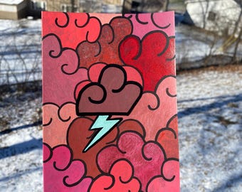 Smoldering Storm - Greeting Card