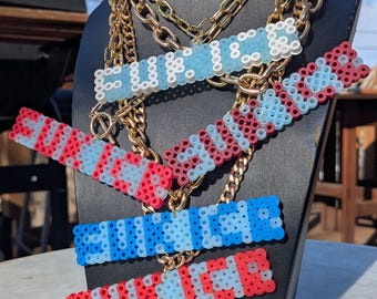 Custom Chains - FUK ICE Multi Chains Perler Bead Sprite
