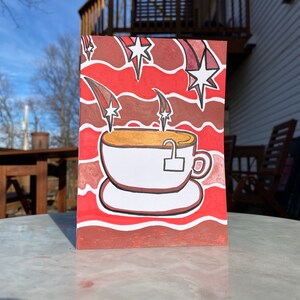 Cherry Vanilla Tea - Grußkarte