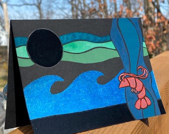 Costa Rican Camarones - Greeting Card