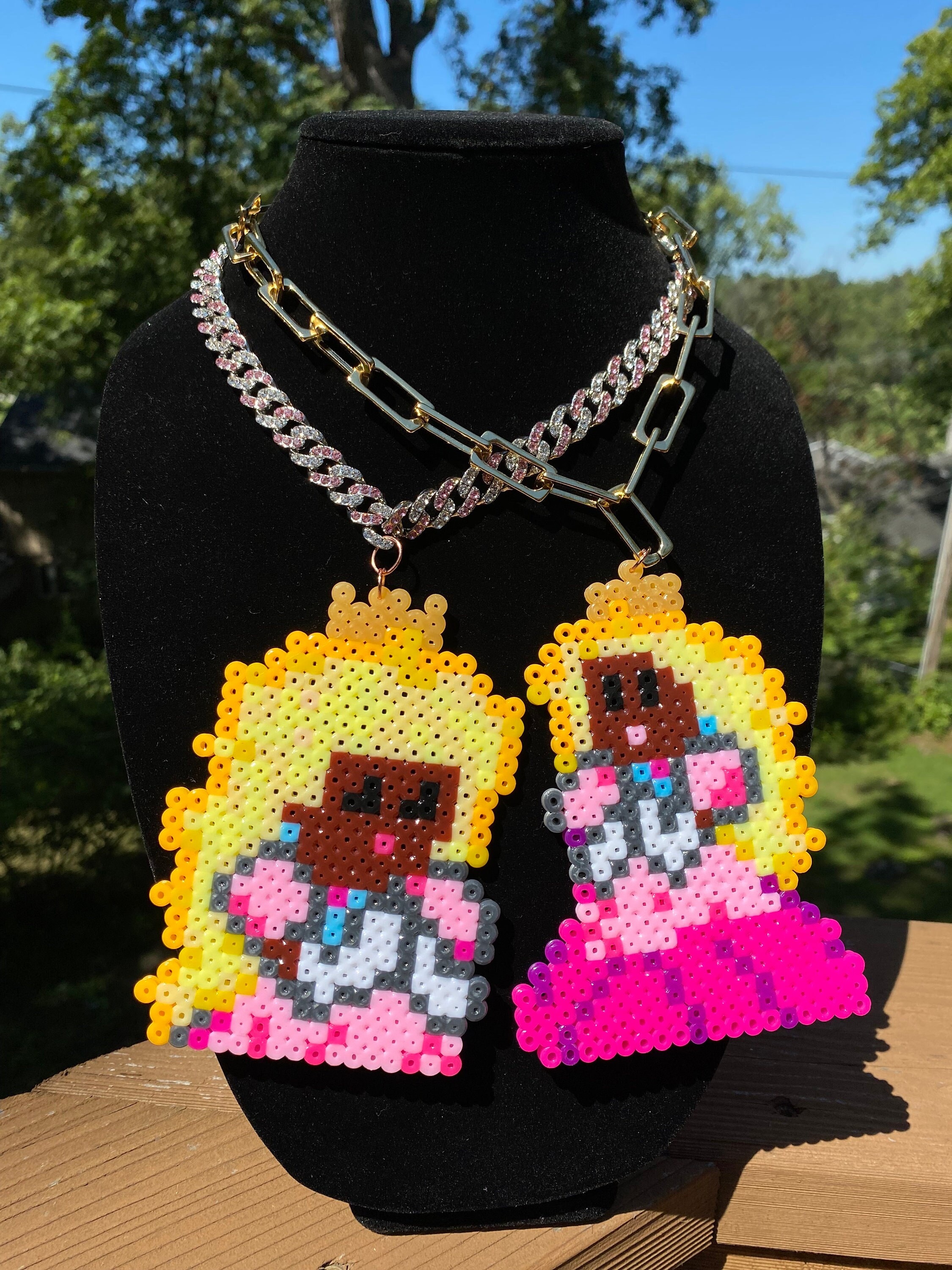 Custom Chains - Paper Princess Perler Bead Sprite - Etsy