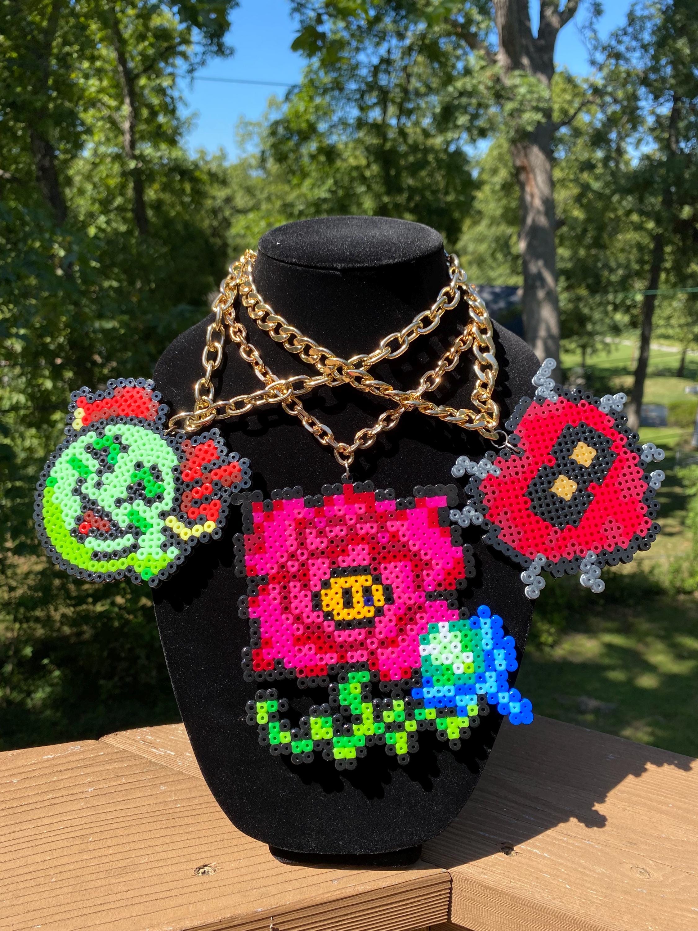 Custom Chains - Paper Characters Perler Bead Sprite - Etsy