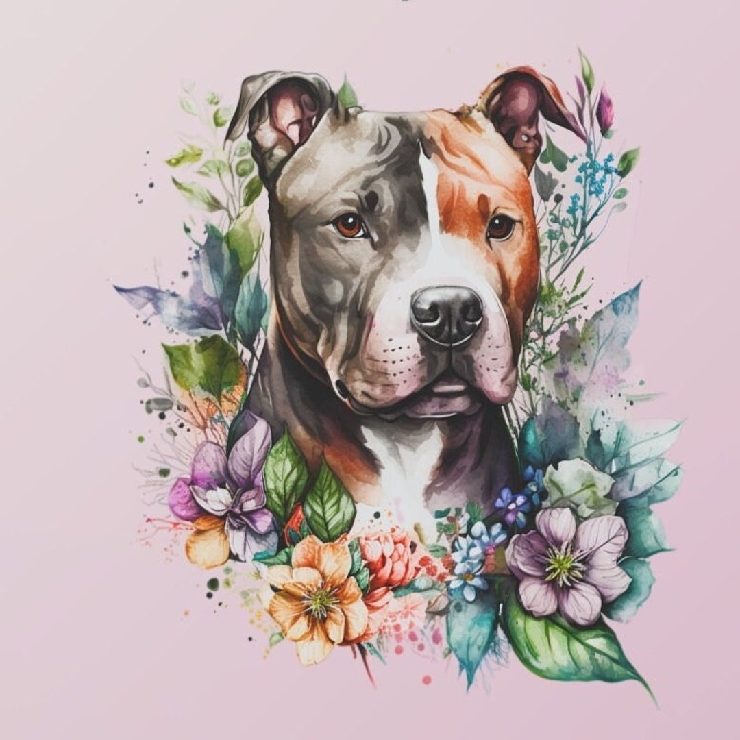 Pitbull Calendar 2024 American Staffordshire Artistic Calendar Bully