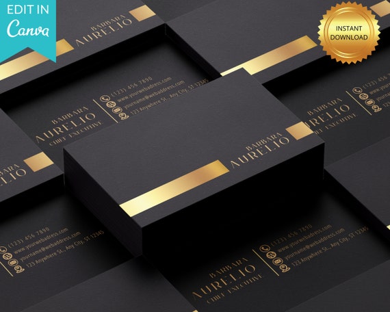 Small Business Card Template Printable Business Card Design - Etsy