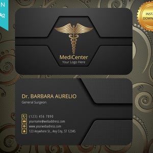 Luxury Gold Business Card - Elegant Customizable VIP Card - Personalized Minimalist Design - Premium Editable Template for Professionals