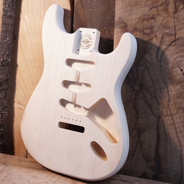 Electric Guitar Body Stratocaster Style Replacement Body, European Wood
